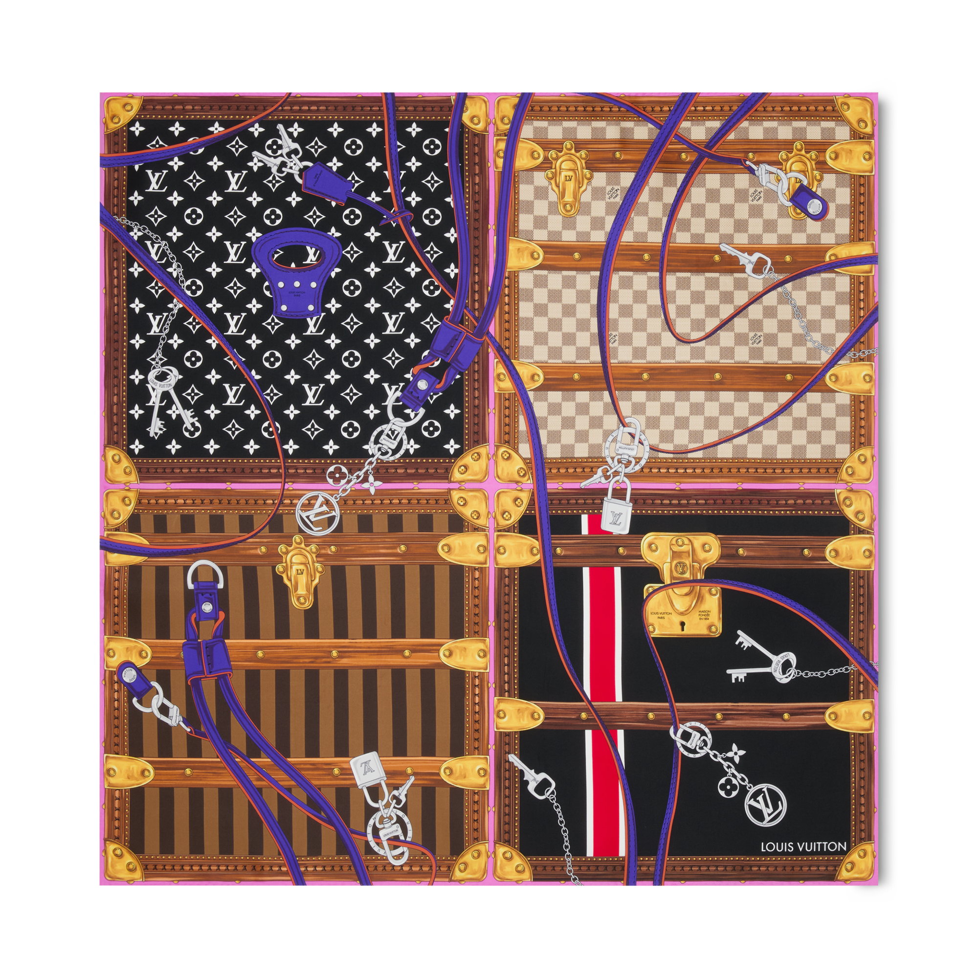 Strap And Trunk Square 90 S00 - Acessórios | LOUIS VUITTON ®